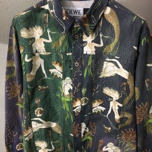 Loewe, Paula Ibiza printed denim jacket